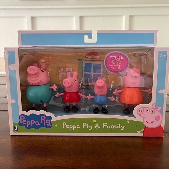 PEPPA PIG & FAMILY 3" Figure Play Set w/ Daddy Mummy George Figurines NE… - Picture 1 of 5